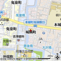 西海岸柳川店周辺の地図