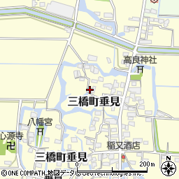 福岡県柳川市三橋町垂見480周辺の地図