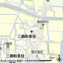 福岡県柳川市三橋町垂見477周辺の地図