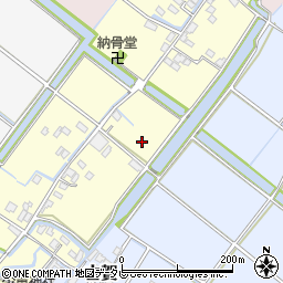 福岡県柳川市南浜武周辺の地図
