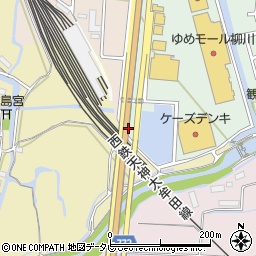 福岡県柳川市三橋町蒲船津1412周辺の地図