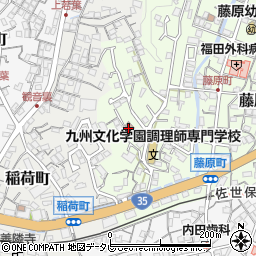 藤原町二組公民館周辺の地図