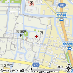 福岡県柳川市三橋町藤吉周辺の地図