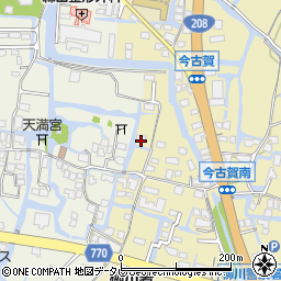 福岡県柳川市三橋町今古賀79周辺の地図