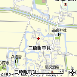 福岡県柳川市三橋町垂見462周辺の地図