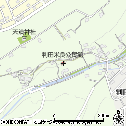 大分県大分市上判田3766-2周辺の地図