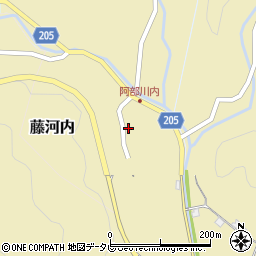 大分県臼杵市藤河内周辺の地図