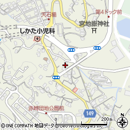 赤崎旅館周辺の地図