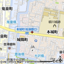 マイショップ　柳川店周辺の地図