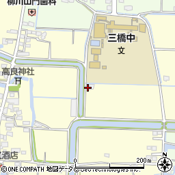 福岡県柳川市三橋町垂見721周辺の地図