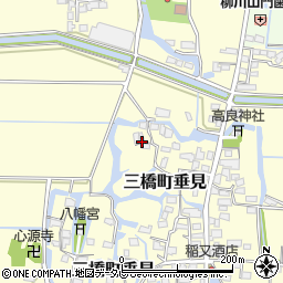 福岡県柳川市三橋町垂見497周辺の地図