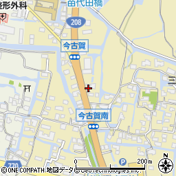 福岡県柳川市三橋町今古賀132周辺の地図