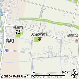 天満宮神社周辺の地図