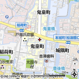 福岡県柳川市鬼童町9周辺の地図