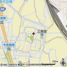 福岡県柳川市三橋町今古賀538周辺の地図