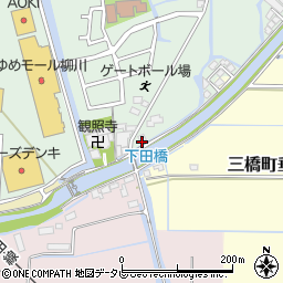 福岡県柳川市三橋町蒲船津183周辺の地図
