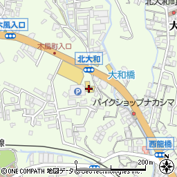 博多麺王周辺の地図