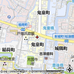 福岡県柳川市鬼童町42周辺の地図