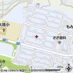 長崎県佐世保市もみじが丘町周辺の地図