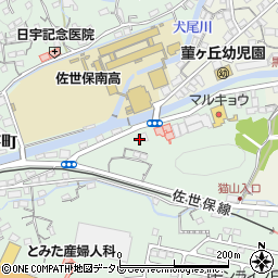 セブンイレブン佐世保日宇町店周辺の地図