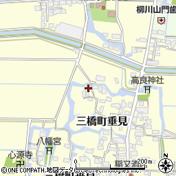 福岡県柳川市三橋町垂見502周辺の地図