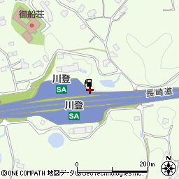 喜多村石油株式会社　川登サービスエリア上り線給油所周辺の地図