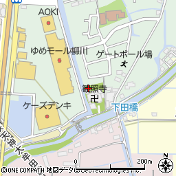 福岡県柳川市三橋町蒲船津251周辺の地図