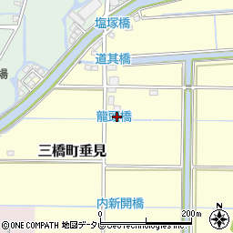 福岡県柳川市三橋町垂見207周辺の地図