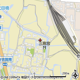 福岡県柳川市三橋町今古賀589周辺の地図