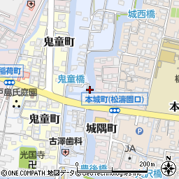 柳城一号橋周辺の地図