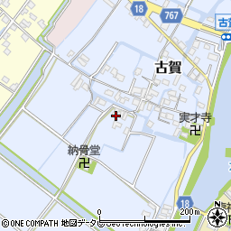 福岡県柳川市古賀178周辺の地図