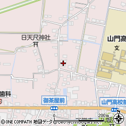 福岡県みやま市瀬高町上庄1268-1周辺の地図