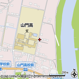 福岡県みやま市瀬高町上庄1829周辺の地図