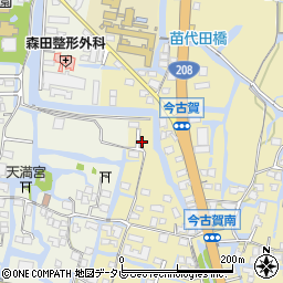 福岡県柳川市三橋町今古賀81周辺の地図