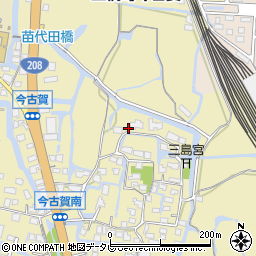 福岡県柳川市三橋町今古賀585周辺の地図
