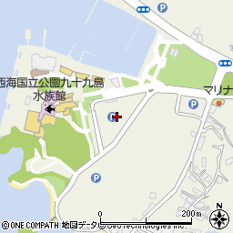 九十九島パールシーリゾート第１駐車場周辺の地図