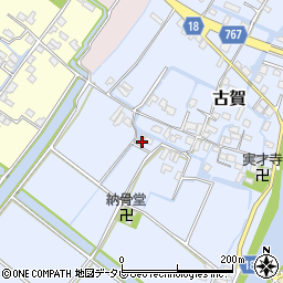 福岡県柳川市古賀180周辺の地図