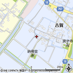 福岡県柳川市古賀180周辺の地図