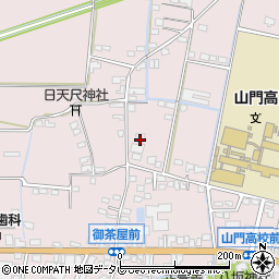 福岡県みやま市瀬高町上庄1268-4周辺の地図