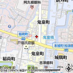 福岡県柳川市鬼童町33周辺の地図