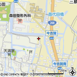 福岡県柳川市三橋町今古賀81-5周辺の地図