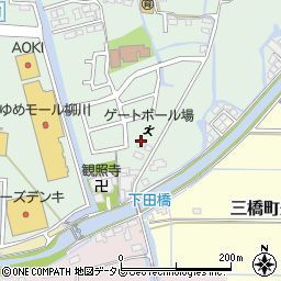 福岡県柳川市三橋町蒲船津168-1周辺の地図