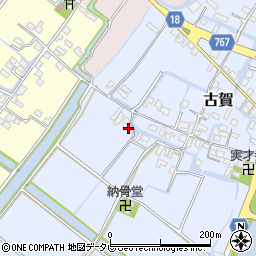 福岡県柳川市古賀75-1周辺の地図