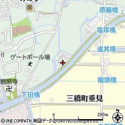 福岡県柳川市三橋町垂見220周辺の地図