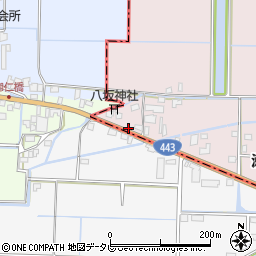 福岡県みやま市瀬高町上庄894-1周辺の地図