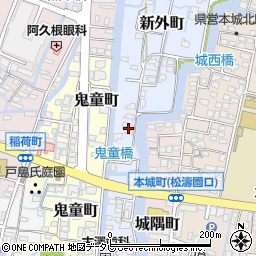 福岡県柳川市新外町20周辺の地図