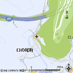 長崎県佐世保市口の尾町周辺の地図