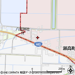 福岡県みやま市瀬高町上庄878-1周辺の地図