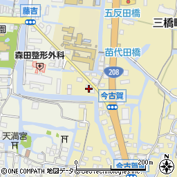 福岡県柳川市三橋町今古賀162-8周辺の地図
