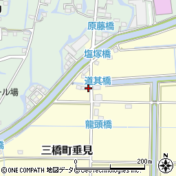 福岡県柳川市三橋町垂見209周辺の地図